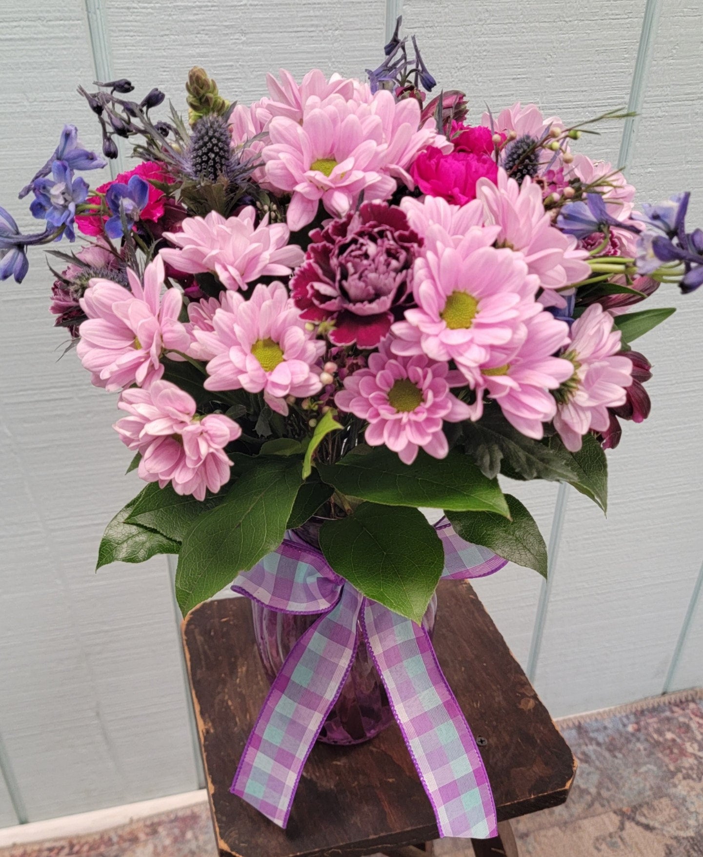 Passionately Purple Miss Lora’s Flowers and